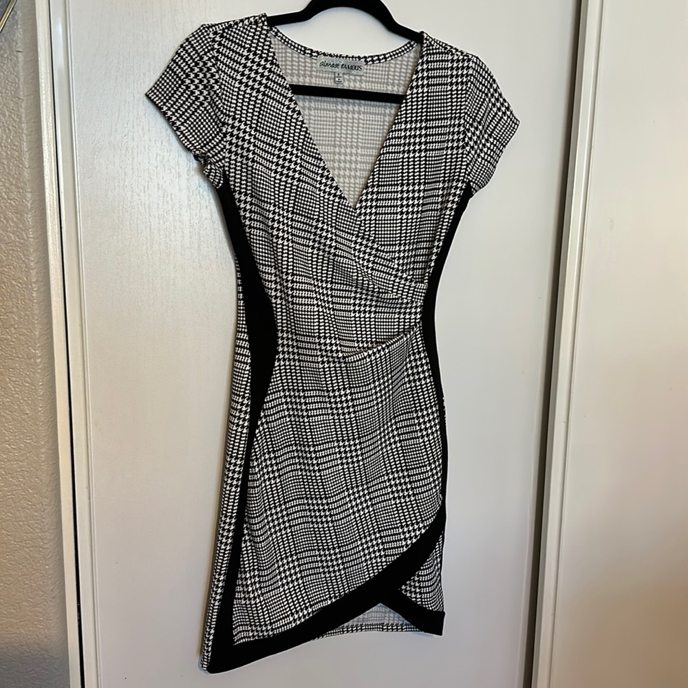 Black and white dress